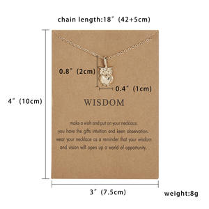 New Birthday <b>Gift</b> Gold Plated Cat <b>Elephant</b> Parent Wish Card Charm Gold Chain Choker Cute Pearl Necklace Jewelry <b>for</b> <b>Women</b> - Product Image 6