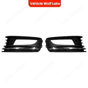 Bezel de phare antibrouillard pour véhicule Wolf Lake, pour Vw Polo Sedan 2016 2019, matériau ABS chromé - Product Image 2