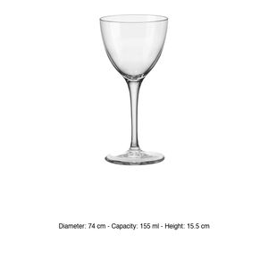 Vaso de Barman Nick & Nora 15.5 cl, Altura 15.5 cm, Diámetro 7.4 cm, Bormioli Rocco - Product Image 3