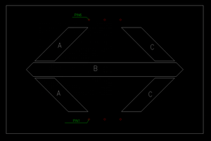 Mũi Tên đôi 64x41mm độ sáng cao LED hiển thị thang máy mũi tên hiển thị chỉ báo hướng Trắng mũi tên 2.3 inch - Product Image 5