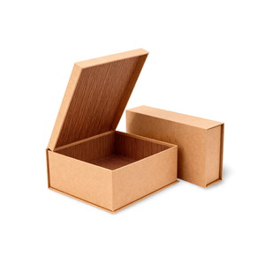 Gilded Box Durable Kraft for <strong>Valentine</strong> <strong>S</strong> Day Favor <strong>Chocolate</strong> Box With Glossy Coating Reusable Easy to Assemble Stackable - Product Image 1