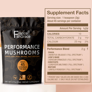Herbal Shecome Performance Mushroom Dietary Supplements Support Health and Energy Herbal Performance Mushroom Powder - Product Image 5