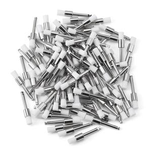 Produk Gigi Sekali Pakai 100pcs/kotak Sikat Poles Kepala Datar Bulu Keras Putih - Product Image 1