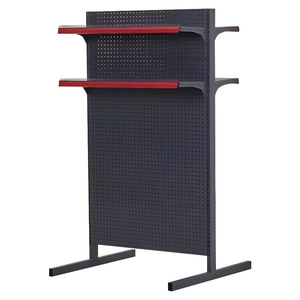 Sou Mi Ka Supermarket <b>Shelves</b> 5 Layer Double Sided Heavy Duty Perforated Steel Storage <b>Rack</b> - Product Image 2