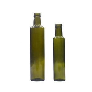 Acid Etch Cylinder Glass Bottle 250ml 500ml 750ml Olive Oil Liquid Glass Bottle
