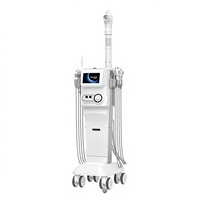 Appareil de beauté électrique Newfess 9-en-1 à bulles volumineuses, pulvérisation chaude et froide, portable, qualité professionnelle, en alliage chromé, pour le visage et tonifiant