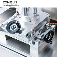 ZONESUN ZS-TB833S Double taille carton pliant Anti inviolable autocollant adhésif emballage automatique étanchéité coin étiqueteuse