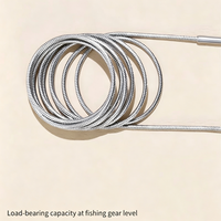 Tali Pengikat Kaki Burung Beo dari Baja Anti Karat Kokoh dengan Desain Kunci Jepret untuk Burung Beo Kecil, Tali Terbang untuk Burung di Luar Ruangan Sehari-hari