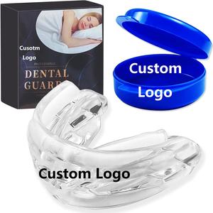 多機能シリコーン口ガード調整可能快適ソフトスポーツマウスガードいびき防止歯研削カスタムロゴ - Product Image 2