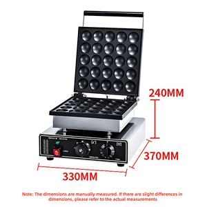 เครื่องทำแพน<span class=keywords><strong>เค้ก</strong></span>ขนาดเล็กแบบพาณิชย์ ชุด 25 ชิ้น ใช้ไฟฟ้า กำลังไฟ 1750 วัตต์ แผ่นความร้อนคู่ <span class=keywords><strong>ทำ</strong></span>มัฟฟิน วาฟเฟิล หลายฟังก์ชั่น ไม่ติดกระทะ - Product Image 4