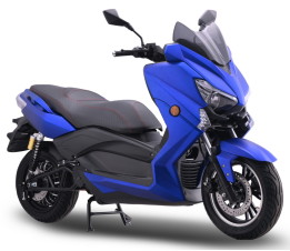 สกู๊ตเตอร์ความเร็วสูง 11000 วัตต์ 130 กม./ชม. แบตเตอรี่ลิเธียม 74V 140Ah ระยะทาง 300 กม. ได้รับการรับรองมาตรฐาน EEC L3e พร้อมหน้าจอแสดงผลอัจฉริยะ กำลังไฟ 72V 11000 วัตต์ - Product Image 3