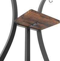 Étagère de rangement en fer à 6 niveaux, style campagnard, écologique, pour palettes, extérieur, jardin, supports pour pots de fleurs en fer forgé