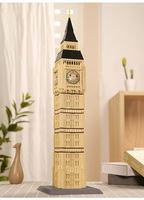 Blocs de Construction Personnalisés 5216 Célèbre Londres Landmark Elizabeth Tower Architecture MOC Brique Jouets Éducatifs pour Enfants Cadeau