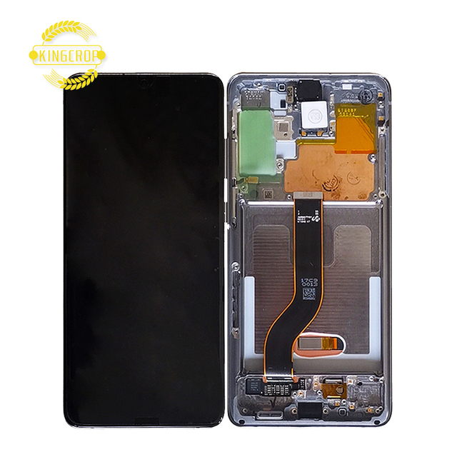 Original Lcd for samsung S20 Plus Display for samsung galaxy S20 Plus Lcd Display G980 G980F Lcd Screen Touch with Frame