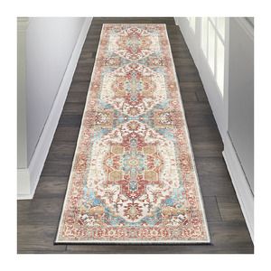 Runner Size 76x243cm tappeto da <span class=keywords><strong>corridoio</strong></span> Design Vintage tappeto tradizionale tappeto con stampa 3d prezzo economico tappeto e tappeto antiscivolo - Product Image 3