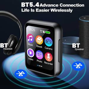 เครื่องเล่น MP3 แบบพกพาหน้าจอสัมผัสขนาดเล็ก เสียงคุณภาพสูง พร้อมวิทยุ FM และเครื่องบันทึกเสียง รองรับหลายรูปแบบเสียง - Product Image 5