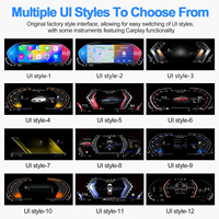 Navihua pour 12.3 Inch BMW 3 Series 2005-2012 E90 E91 Original Car Digital Cluster LCD Dashboard Speedometer Digital New Design