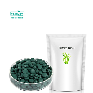 Grosir Pabrik suplemen <span class=keywords><strong>Spirulina</strong></span> Grade pangan tablet <span class=keywords><strong>Spirulina</strong></span> organik makanan ikan tablet - Product Image 3