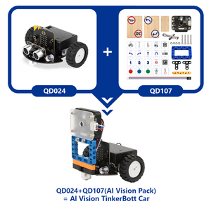 ACEBOTT OEM Kit <span class=keywords><strong>Robot</strong></span> Auto Microbit per Educazione STEM con Arena da Calcio, Tutorial, Codifica <span class=keywords><strong>DIY</strong></span>, App, Kit Componenti <span class=keywords><strong>Robot</strong></span> 2WD - Product Image 2
