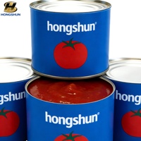 Boîtes de conserve vides de qualité alimentaire pour l'emballage de ketchup et de purée de tomates, fourniture directe d'usine