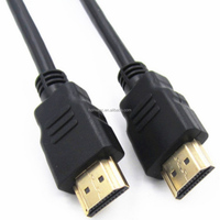 Câble coaxial noir de 20 cm, version 2.0, diamètre 5,5 mm, pour 4K 60Hz 3D 18 Gbps