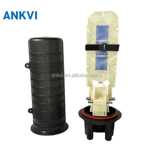Caja de Empalme de Fibra Óptica de 96 Núcleos, 1 Entrada y 4 Salidas, IP68, Domo Vertical, XRT-MS-009, Caja de Unión de Cable Óptico, ABS Termocontraíble - Product Image 2