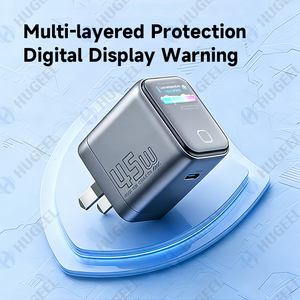 Nuevo <span class=keywords><strong>Cargador</strong></span> Mini GaN <span class=keywords><strong>Original</strong></span> de Tiktok de 45W con Pantalla Inteligente con IA, Adaptador de Viaje para Reino Unido, Enchufe para Teléfono <span class=keywords><strong>Xiaomi</strong></span>, Tableta, Cargadores Tipo C - Product Image 4