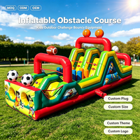 Parcours d'obstacles gonflable pour enfants et adultes, toboggan rebondissant, mur d'escalade, événement commercial, vente en gros