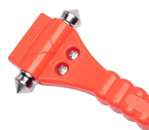 Martillo de Seguridad para Auto, Cable de Arranque, Rompe Cristales de Ventana, Herramienta de Escape de Emergencia para Desastres, Rojo+Negro - Product Image 3