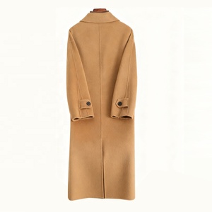 <span class=keywords><strong>Cappotto</strong></span> da Donna in Lana con Cintura | Lungo <span class=keywords><strong>Cappotto</strong></span> <span class=keywords><strong>Cammello</strong></span> con Tasche | Logo Personalizzato OEM ODM Disponibile - Product Image 4