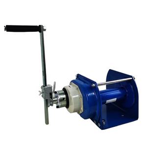 <span class=keywords><strong>Treuil</strong></span> manuel robuste de 1 tonne avec engrenage à manivelle pour remorque de bateau avec frein - Product Image 3