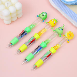 Bolígrafo Popular con Figura de Dibujos Animados de Frutas, Bolígrafo de Punta Redonda con Líquido Brillante, Mini Bolígrafo de 4 Colores, Recuerdos de <span class=keywords><strong>Boda</strong></span>, Artículos Promocionales para Eventos - Product Image 5