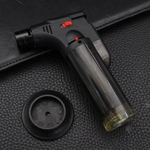Encendedor de <span class=keywords><strong>Gas</strong></span> de Plástico Recto, Resistente al Viento, Llama Fuerte, para Cigarrillos, Camping <span class=keywords><strong>y</strong></span> Barbacoa, en Oferta - Product Image 5