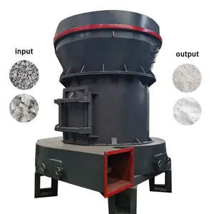 中国著名白云石矿物大理石粉生产厂家自动辊道磨粉机