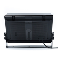 Moniteur de véhicule 10,1 pouces 4 canaux AHD/CVBS avec enregistrement en boucle DVR, moniteur de voiture quad 1080P/720P, entrées M12, interface -20 ° C~70 ° Opération C
