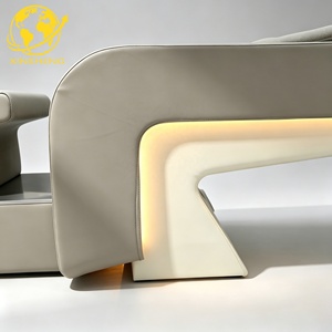 Muebles <span class=keywords><strong>de</strong></span> Salón <span class=keywords><strong>de</strong></span> Belleza al por Mayor, Cama <span class=keywords><strong>de</strong></span> Champú con Lavabo y Reposapiés <span class=keywords><strong>para</strong></span> Tratamiento Capilar Profesional - Product Image 4