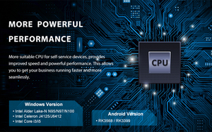 Supermarket <strong>Self</strong> <strong>Service</strong> 27 Inch Touchscreen <strong>Kiosks</strong> Ordering Touch Screen <strong>Self</strong> Checkout <strong>Kiosk</strong> - Product Image 4