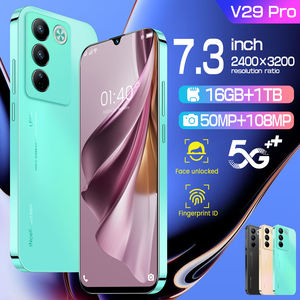 All'ingrosso Android a buon mercato telefoni cellulari terrestri originali V29 pro 5g Smartphone 16GB + 1TB telefono - Product Image 2