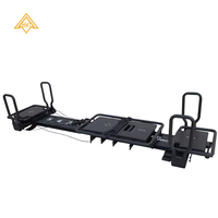 Mini Reformer de Pilates Portable, Machine d'entraînement de base en alliage d'aluminium à résistance réglable, Équipement de fitness pour Studio de Pilates