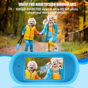 Binoculares de Visión Nocturna con Zoom Óptico 3X, Resistentes al Agua IPX4, Larga Duración para Oscuridad Total, 1312 pies, Recargables, Video 4K, para Camping - Product Image 3