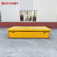 Chariot de transfert électrique entièrement automatique sans rail pour usine, robot AGV industriel 10T