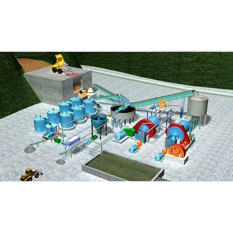 Usine de traitement de cuivre pour extraction de minerai d'or à bas prix