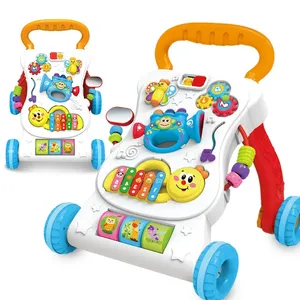 多功能学步学步儿童助行器早期成长益智玩具平衡运动趣味助行器批发带音乐