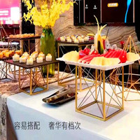 Peralatan Dapur Hotel Lainnya Dari India Meja Sajian Prasmanan Rak Makanan Restoran Set untuk Pernikahan