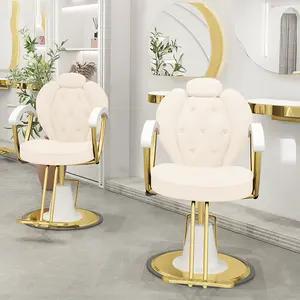 High Quality Hairdressing Furniture Salon Equipment Furniture Hair Cut Barber Chair Comfortable Salon Furniture Hydraulic Pump