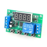Déclencheur de cycle DC 5V 12V 24V 5A YYC-2S réglable LED temporisateur relais Module retard automatisation contrôle carte de commutation