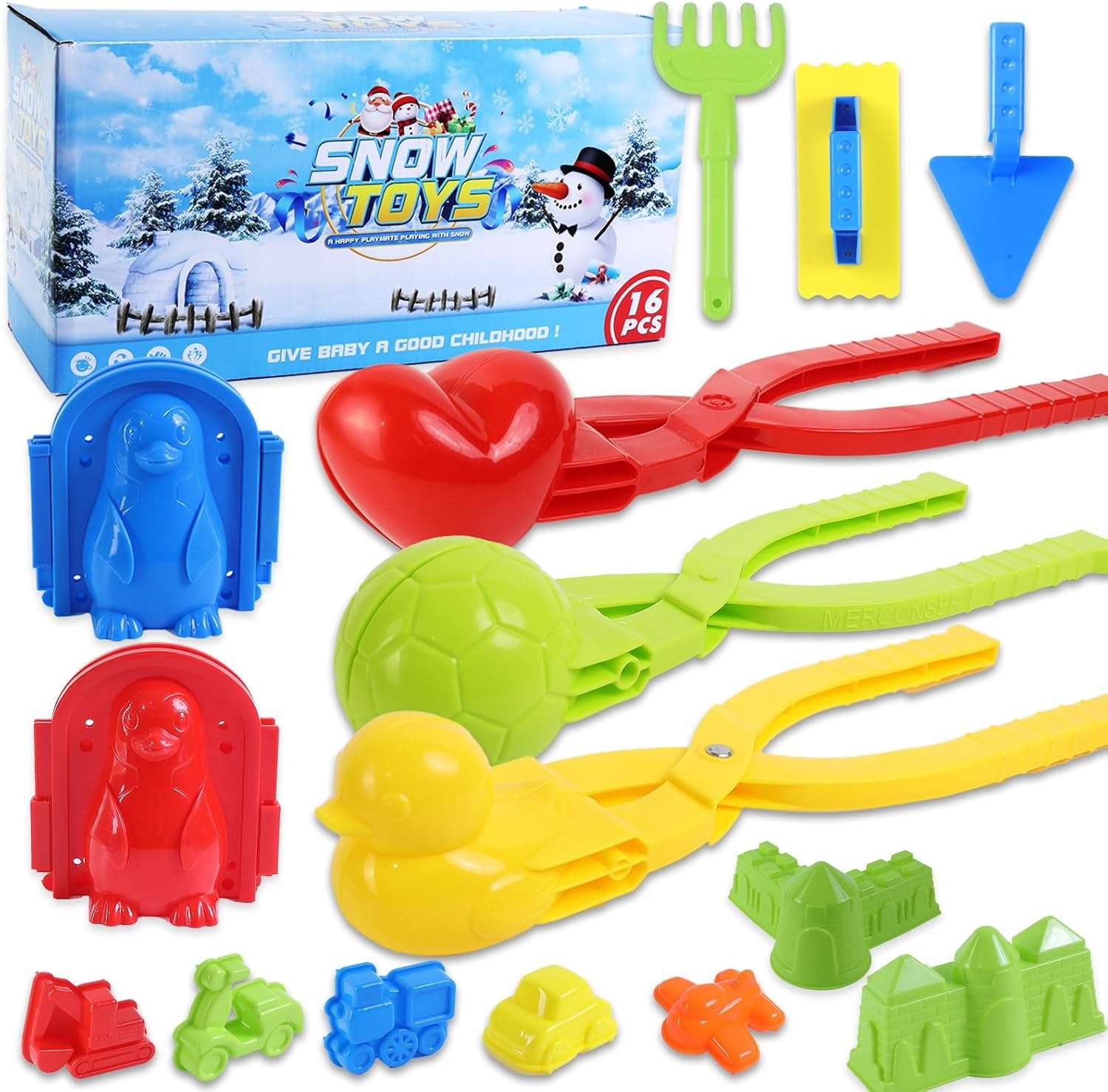 Yztju Pinces à Boules De Neige Fabricants De Boules De Neige Grands Moules à Neige Outils à Neige Ergonomiques Moules à Neige Pour Machines à Neige épaisses Fournitures De Jeu De Neige