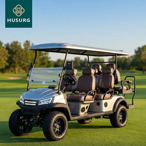 Voiturette <span class=keywords><strong>de</strong></span> golf tout-terrain 6+<span class=keywords><strong>2</strong></span> <span class=keywords><strong>places</strong></span> avec frein hydraulique, éclairage LED, couleur personnalisée, homologuée pour la route, véhicule électrique avec sièges arrière rabattables - Product Image 1