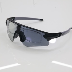 Lunettes de soleil sport KJ-1083P à verres photochromiques, monture noire, protection UV400, pour hommes, cyclisme en extérieur - Product Image 2