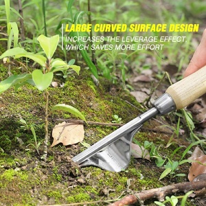 Including <strong>Garden</strong> Tote Gloves <strong>Trowel</strong> Hand Weeder Cultivator More Women Men Heavy Duty Gardening Tools with Wooden Handle - Product Image 4